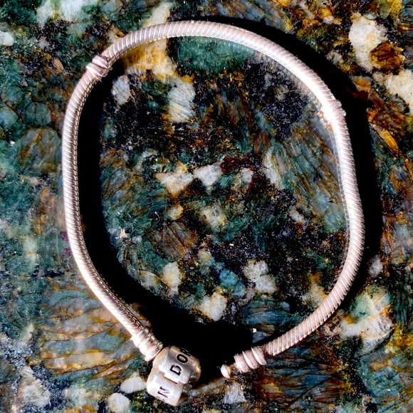 Pandora 7.9” Moments Snake Chain Bracelet - Picture 2 of 3